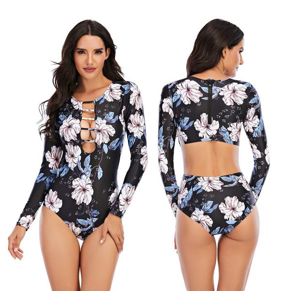2021 new one piece long-sleeved surf suit sunscreen women swimsuit spring diving suit swimsuit swimwear beachwear
2021 new one piece long-sleeved surf suit sunscreen women swimsuit spring diving suit swimsuit swimwear beachwear