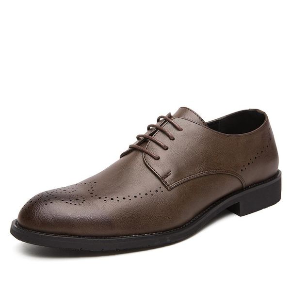 dress shoes mens formal big size brogue lace-up round toe elegant gentleman for men daily business office footwear, Black
dress shoes mens formal big size brogue lace-up round toe elegant gentleman for men daily business office footwear, Black