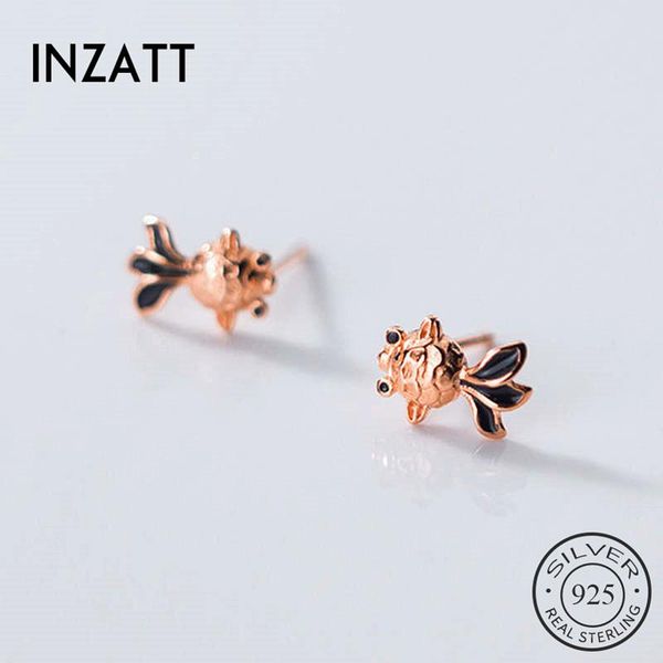 stud inzareal 925 sterling silver cute fish earrings for fashion women minimalist fine jewelry hiphop animal accessories, Golden;silver
stud inzareal 925 sterling silver cute fish earrings for fashion women minimalist fine jewelry hiphop animal accessories, Golden;silver