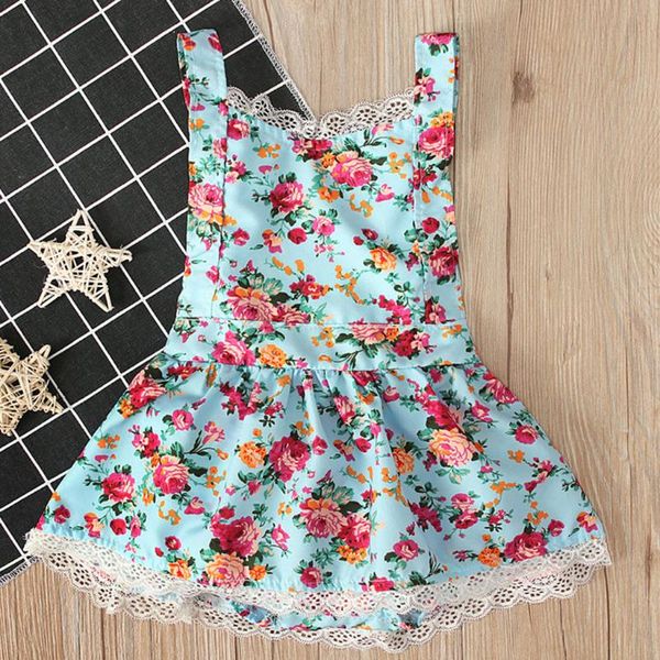 2021 new fashion newborn infant baby girls backless lacing floral print romper dress small fresh baby summer clothes sell, Blue
2021 new fashion newborn infant baby girls backless lacing floral print romper dress small fresh baby summer clothes sell, Blue