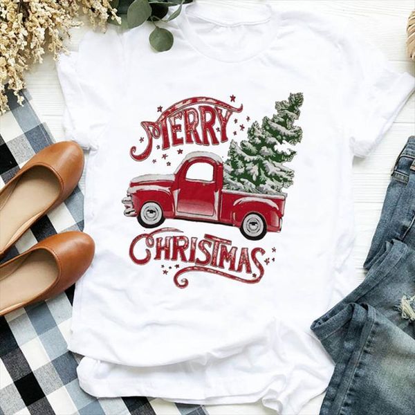 merry christmas vintage snow men and womens car tree print short sleeve o neck loose summer tee mujer, White;black
merry christmas vintage snow men and womens car tree print short sleeve o neck loose summer tee mujer, White;black