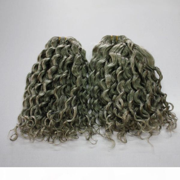 grey color deep wave brazilian human hair curly 300g 7a brazilian curly grey hair weft bundles extension, Black
grey color deep wave brazilian human hair curly 300g 7a brazilian curly grey hair weft bundles extension, Black