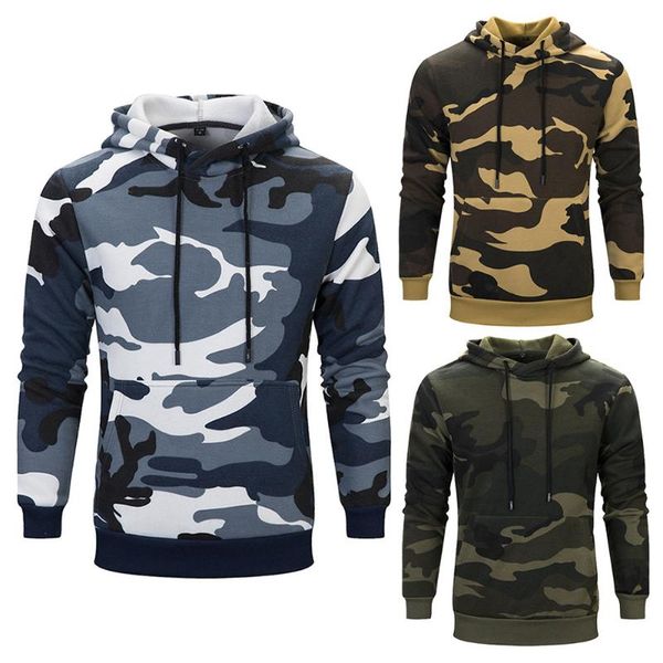 men's hoodies & sweatshirts camouflage fashion sweatshirt male camo hooded hip autumn winter military hoodie fleece coats free, Black
men's hoodies & sweatshirts camouflage fashion sweatshirt male camo hooded hip autumn winter military hoodie fleece coats free, Black
