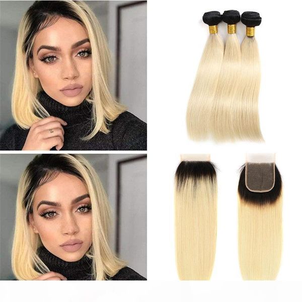 ombre honey blonde brazilian virgin hair 3 bundles with 4x4 lace closure 1b 613# ombre straight human hair weave with closure, Black;brown
ombre honey blonde brazilian virgin hair 3 bundles with 4x4 lace closure 1b 613# ombre straight human hair weave with closure, Black;brown