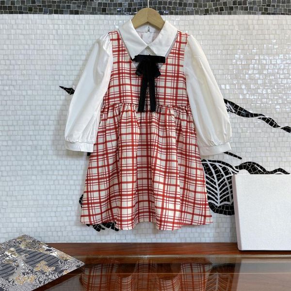 girl's dresses high-end children's clothing girls dress autumn 2021 british style long-sleeved western-style plaid princess, Red;yellow
girl's dresses high-end children's clothing girls dress autumn 2021 british style long-sleeved western-style plaid princess, Red;yellow