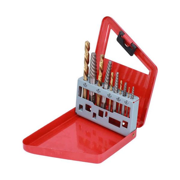 power tool sets bolt stud removers spiral groove left hand screw extractor drill bit for broken fittings damaged screws
power tool sets bolt stud removers spiral groove left hand screw extractor drill bit for broken fittings damaged screws