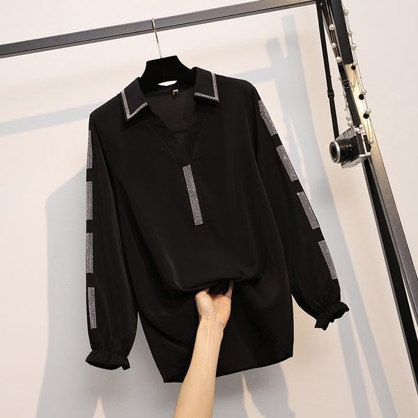 women's blouses & shirts superaen 2021 spring summer plus size fashion slim turn down collar shirt all match blouse women, White
women's blouses & shirts superaen 2021 spring summer plus size fashion slim turn down collar shirt all match blouse women, White