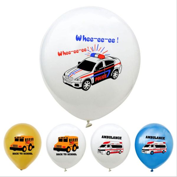 party decoration 25pcs selling 12-inch car ambulance school bus transportation children birthday decorative balloon
party decoration 25pcs selling 12-inch car ambulance school bus transportation children birthday decorative balloon