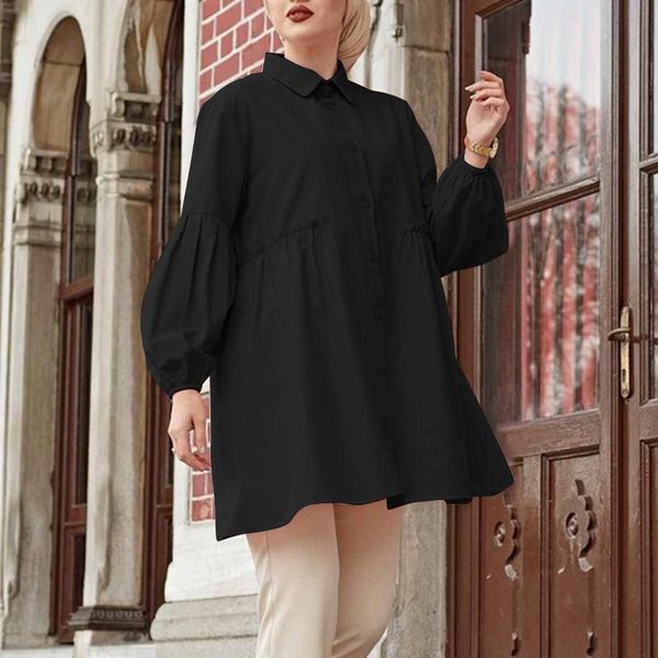 ethnic clothing casual summer blouse zanzea women full sleeve fashion solid baggy muslim elegants shirts female chemise tunic blusas, Red
ethnic clothing casual summer blouse zanzea women full sleeve fashion solid baggy muslim elegants shirts female chemise tunic blusas, Red