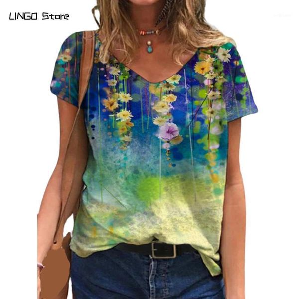 oversized 5xl ladies women plus size floral 3d print t shirt loose v-neck short sleeve casual tee streetwear summer women's t-shirt, White
oversized 5xl ladies women plus size floral 3d print t shirt loose v-neck short sleeve casual tee streetwear summer women's t-shirt, White