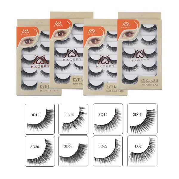 false eyelashes magefy 5 pairs 3d mink natural silk dramatic volume fake lashes makeup eyelash extension soft eye maquiagem
false eyelashes magefy 5 pairs 3d mink natural silk dramatic volume fake lashes makeup eyelash extension soft eye maquiagem
