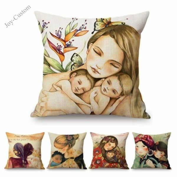 cushion/decorative pillow mother's day gift oil painting baby mother art cotton mummy cushion cover
cushion/decorative pillow mother's day gift oil painting baby mother art cotton mummy cushion cover