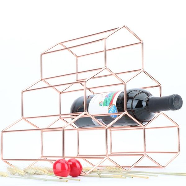 hooks & rails honeycomb shape wine mover bottle bracket iron ornaments display rack decoration creative simple fashion home art
hooks & rails honeycomb shape wine mover bottle bracket iron ornaments display rack decoration creative simple fashion home art