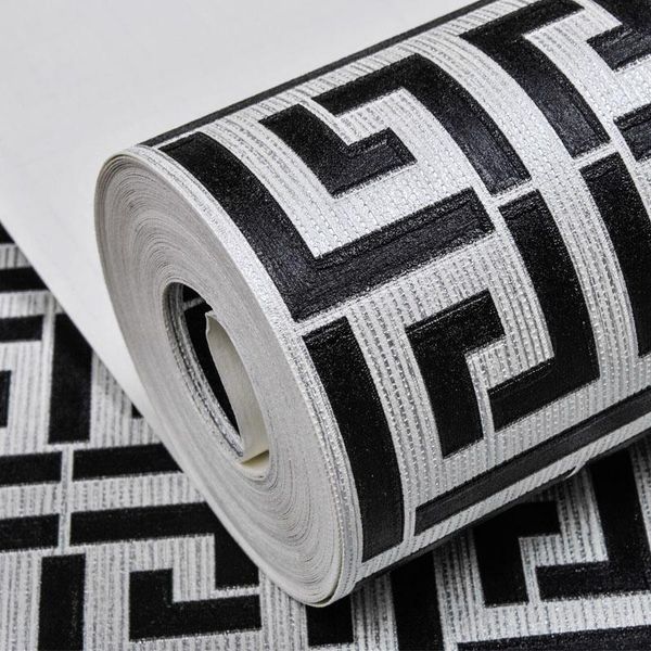 wallpapers black and white greek key modern classic geometric trellis wallpaper metallic textured pvc wall paper roll washable
wallpapers black and white greek key modern classic geometric trellis wallpaper metallic textured pvc wall paper roll washable