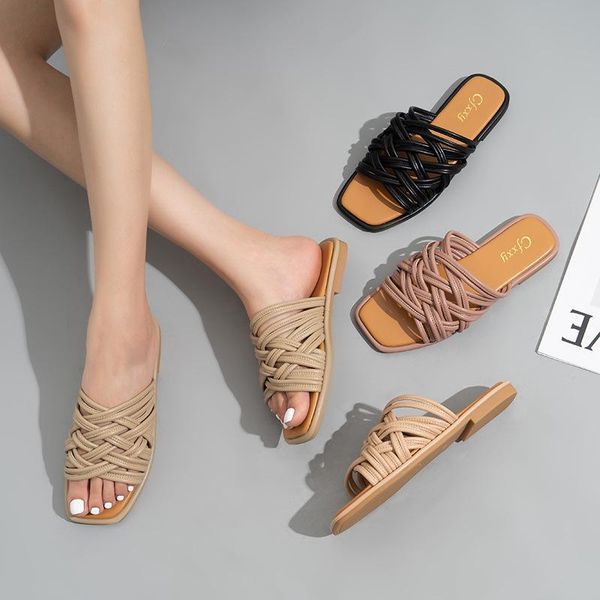 slippers 2021 women brand summer slides open toe flat casual shoes leisure sandal female beach flip flops big size 42, Black
slippers 2021 women brand summer slides open toe flat casual shoes leisure sandal female beach flip flops big size 42, Black