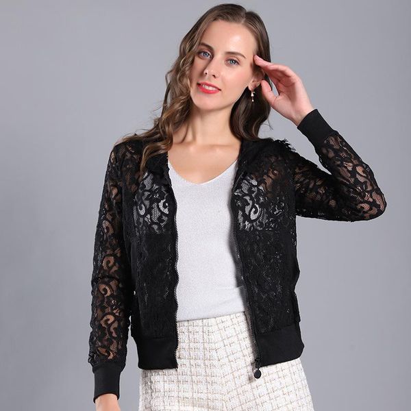 women's jackets short jacket women plus size hollow out lace coats and casaco feminino chaquetas mujer d42207, Black;brown
women's jackets short jacket women plus size hollow out lace coats and casaco feminino chaquetas mujer d42207, Black;brown