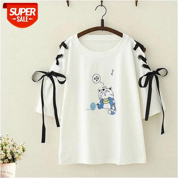 japan sweet style cute cartoon half -sleeve women clothing bow summer women tshirt student oversized o-neck tees preppy tshirt #pu1w, White
japan sweet style cute cartoon half -sleeve women clothing bow summer women tshirt student oversized o-neck tees preppy tshirt #pu1w, White