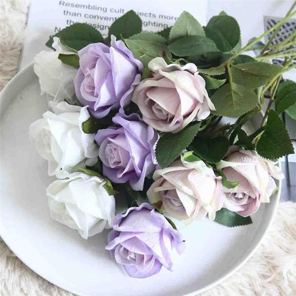 decorative flowers & wreaths wedding decoration roses flower 1pc artificial fake rose flannel bridal bouquet party home decor 0528#30
decorative flowers & wreaths wedding decoration roses flower 1pc artificial fake rose flannel bridal bouquet party home decor 0528#30
