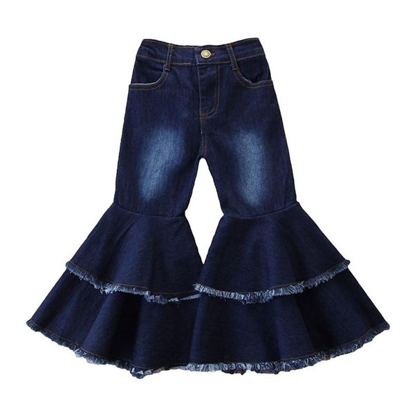 toddler kids baby girl flare pants fashion vintage casual jeans trousers children girls elastic waistband bell-bottoms pants, Blue
toddler kids baby girl flare pants fashion vintage casual jeans trousers children girls elastic waistband bell-bottoms pants, Blue