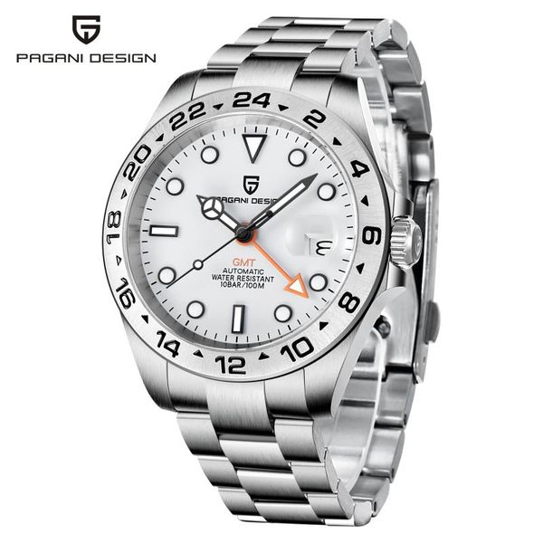 wristwatches pagani design 2021 luxury men mechanical watch gmt stainless steel sapphire glass luminous automatic relogio masculino, Slivery;brown
wristwatches pagani design 2021 luxury men mechanical watch gmt stainless steel sapphire glass luminous automatic relogio masculino, Slivery;brown