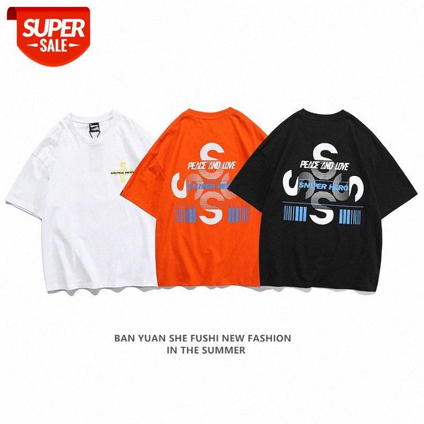 sakahara society cotton t-shirt short sleeve loose hong kong style five-point casual #sm3s, White;black
sakahara society cotton t-shirt short sleeve loose hong kong style five-point casual #sm3s, White;black