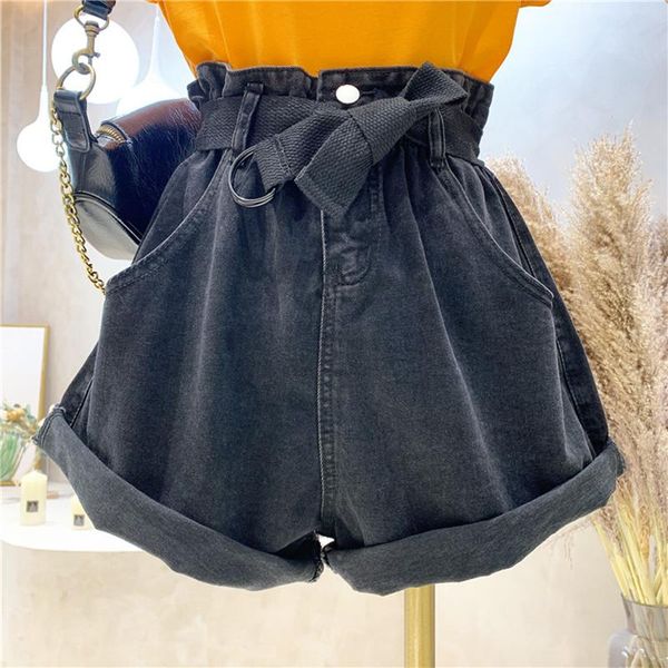 women's jeans niche design clothing summer 2021 fashion high waist slim loose wide leg wear pants with belt denim shorts, Blue
women's jeans niche design clothing summer 2021 fashion high waist slim loose wide leg wear pants with belt denim shorts, Blue