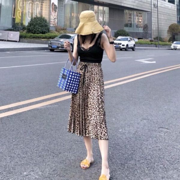 skirts asds women stylish leopard print pleated skirt faldas mujer drawstring tie elastic waist ladies casual mid calf 9903, Black
skirts asds women stylish leopard print pleated skirt faldas mujer drawstring tie elastic waist ladies casual mid calf 9903, Black