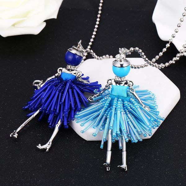 pendant necklaces trendy europe and the united states 5 color 2021 bead doll necklace women long chain fashion statement jewelry, Silver
pendant necklaces trendy europe and the united states 5 color 2021 bead doll necklace women long chain fashion statement jewelry, Silver