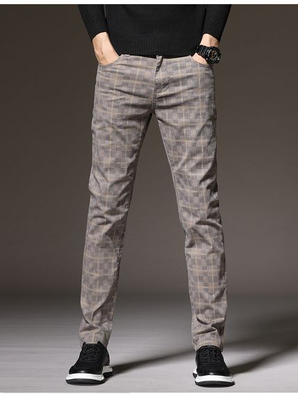 2021 men's spring classic fashion business casual long pant plaid pants new 98% cotton stretch straight trousers male brand 1g6u, Black
2021 men's spring classic fashion business casual long pant plaid pants new 98% cotton stretch straight trousers male brand 1g6u, Black