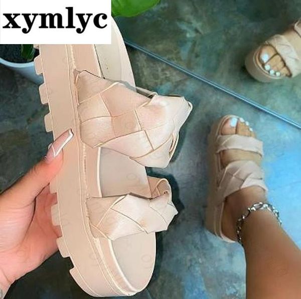 slippers casual all-match ms autumn 2021 women twist straps double-layer platform waterproof outdoor beach sandals, Black
slippers casual all-match ms autumn 2021 women twist straps double-layer platform waterproof outdoor beach sandals, Black