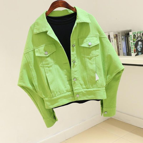 women's jackets bat sleeve short denim jacket women spring fashion big size loose student outwear chaqueta mujer green jeans coat femal, Black;brown
women's jackets bat sleeve short denim jacket women spring fashion big size loose student outwear chaqueta mujer green jeans coat femal, Black;brown