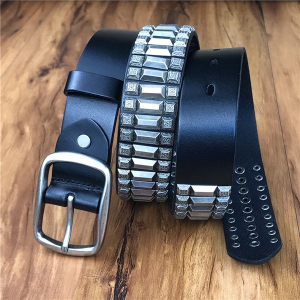 2021 new heavy rivet genuine leather belt metal stud punk jeans belts for men strap cinturon hombre ceinture black mbt0572 21b2, Black;brown
2021 new heavy rivet genuine leather belt metal stud punk jeans belts for men strap cinturon hombre ceinture black mbt0572 21b2, Black;brown