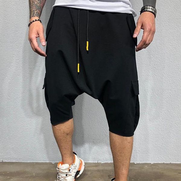 men's shorts hip hop streetwear men sweatpants cotton fitness jogger fashion casual cargo pant trousers male, White;black
men's shorts hip hop streetwear men sweatpants cotton fitness jogger fashion casual cargo pant trousers male, White;black