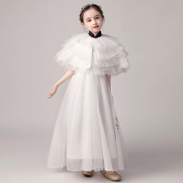 girl's dresses flower girl illusion o-neck sleeveless embroidery princess tulle lace vintage white floor-length kids party gown h665, Red;yellow
girl's dresses flower girl illusion o-neck sleeveless embroidery princess tulle lace vintage white floor-length kids party gown h665, Red;yellow