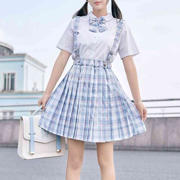 skirts summer japanese school girl suspender skirt women kawaii high waist jk lolita cosplay uniform suits plaid pleated mini h8gh, Black
skirts summer japanese school girl suspender skirt women kawaii high waist jk lolita cosplay uniform suits plaid pleated mini h8gh, Black