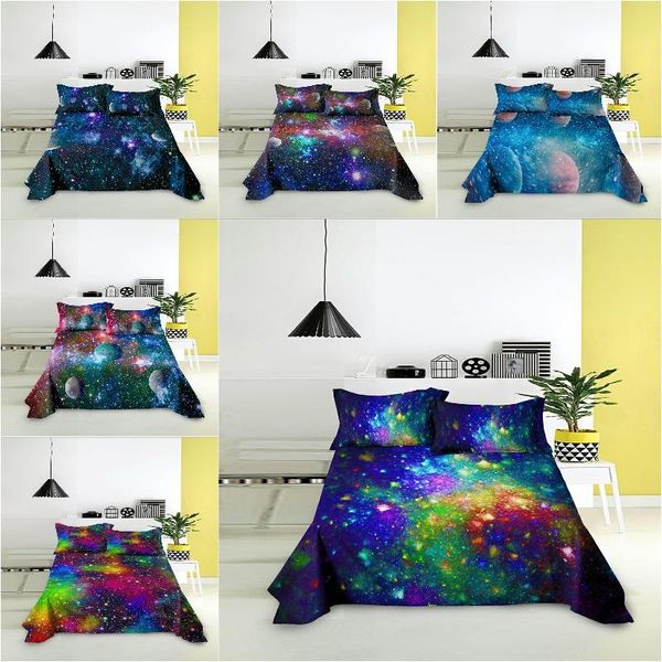 sheets & sets 3d bedding sheet galaxy flat bedclothes planet bed with case for adults kids home textile sábanas
sheets & sets 3d bedding sheet galaxy flat bedclothes planet bed with case for adults kids home textile sábanas