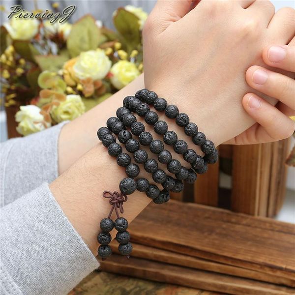 beaded, strands piercingj 6mm/8mm natural black lava rock stone bracelet healing balance beads reiki buddha prayer men women's bracele
beaded, strands piercingj 6mm/8mm natural black lava rock stone bracelet healing balance beads reiki buddha prayer men women's bracele