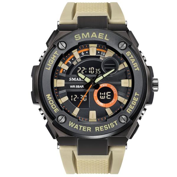 wristwatches smael multifunction 50m waterproof men digital watch for teenagers swim running satch mens sport watches military male cloc, Slivery;brown
wristwatches smael multifunction 50m waterproof men digital watch for teenagers swim running satch mens sport watches military male cloc, Slivery;brown