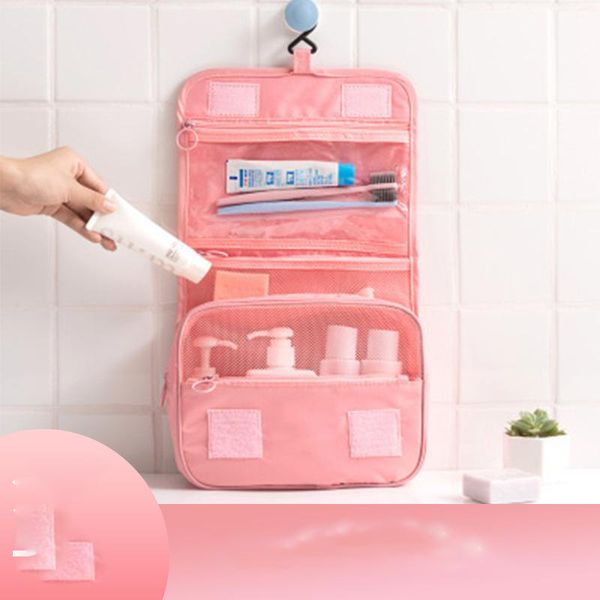 cosmetic bags & cases waterproof padded travel bag, large capacity wash foldable hook portable storage bag
cosmetic bags & cases waterproof padded travel bag, large capacity wash foldable hook portable storage bag