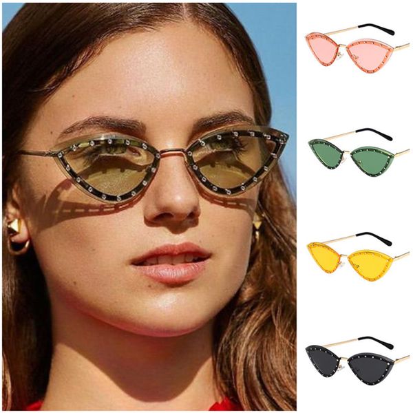 new women sunglasses trimming sun glasse rimless goggles anti-uv spectacles retro cat eye eyeglasses adumbral a++ 7 colors, White;black
new women sunglasses trimming sun glasse rimless goggles anti-uv spectacles retro cat eye eyeglasses adumbral a++ 7 colors, White;black