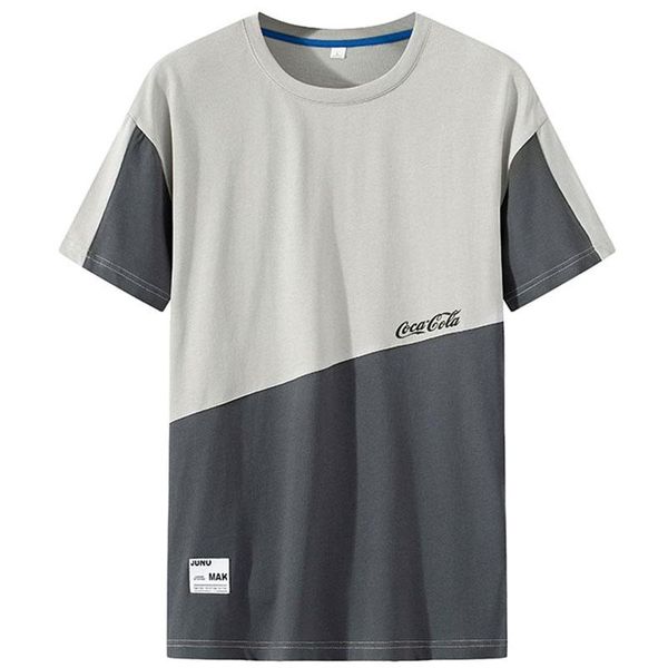 men's t-shirts men t-shirt patchwork cotton o-neck male fashion simple slim fit casual soft breathable plus size, White;black
men's t-shirts men t-shirt patchwork cotton o-neck male fashion simple slim fit casual soft breathable plus size, White;black