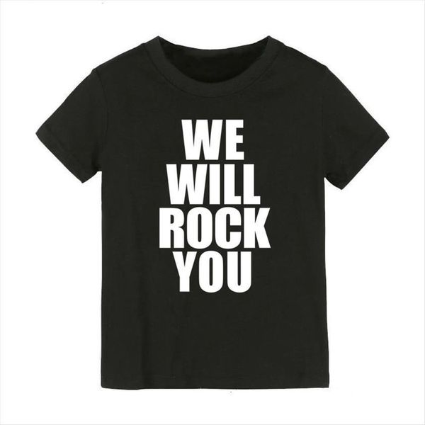 we will rock you print kids boy t shirt for children toddler clothes funny tumblr tees summer, Blue
we will rock you print kids boy t shirt for children toddler clothes funny tumblr tees summer, Blue