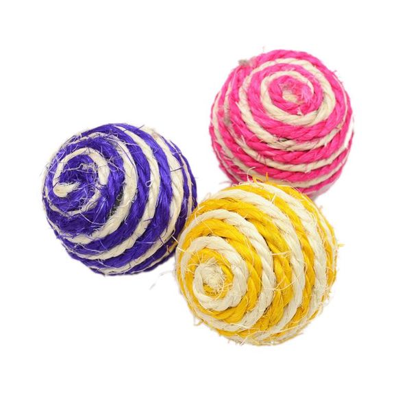 cat toys colorful sisal weave toy playing chewing rattle scratching ball small pet kitten diameter 4.5cm color random
cat toys colorful sisal weave toy playing chewing rattle scratching ball small pet kitten diameter 4.5cm color random