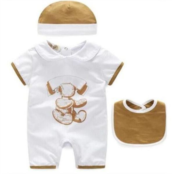 summer baby designer rompers footies cartoon infant girls boys short sleeve jumpsuits +cap +bib cotton cute kids toddler babys luxury clothe, Blue
summer baby designer rompers footies cartoon infant girls boys short sleeve jumpsuits +cap +bib cotton cute kids toddler babys luxury clothe, Blue