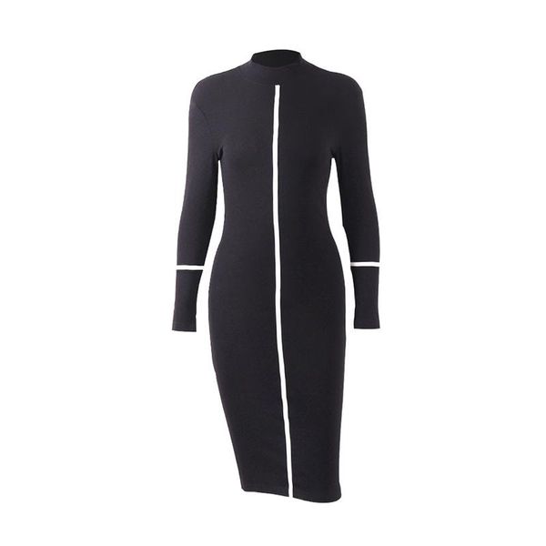 casual dresses women autumn vestidos o-neck black office lady pencil long-sleeved slim bag hip mid-length, Black;gray
casual dresses women autumn vestidos o-neck black office lady pencil long-sleeved slim bag hip mid-length, Black;gray