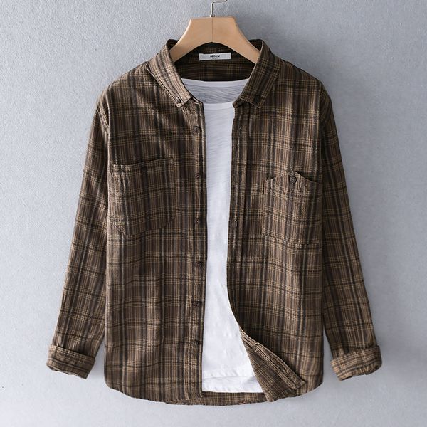 2021 new design 100% cotton brand plaid long sleeve fashion for men casual spring shirt mens comfortable shirts male dhjq, White
2021 new design 100% cotton brand plaid long sleeve fashion for men casual spring shirt mens comfortable shirts male dhjq, White