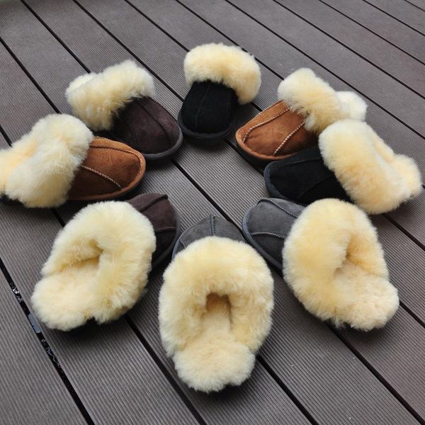 slippers winter warm home fur one couples genuine cow leather leisure lamb wool women men indoor floor, Black
slippers winter warm home fur one couples genuine cow leather leisure lamb wool women men indoor floor, Black