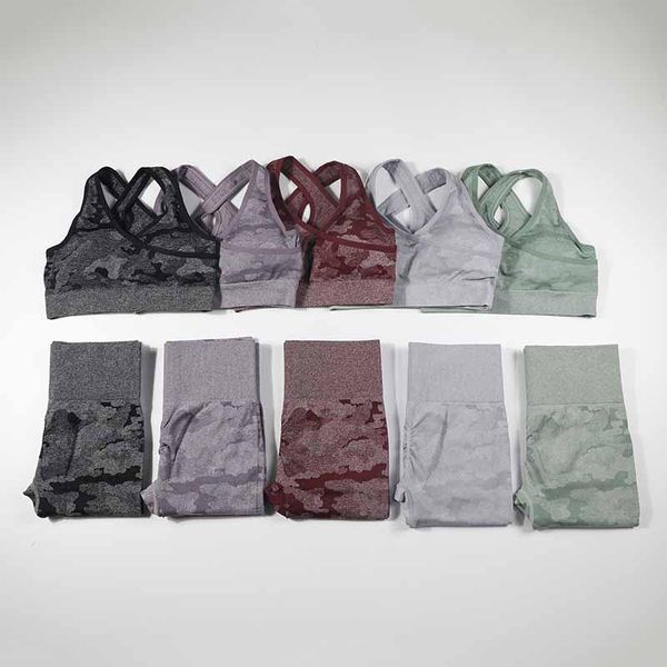 yoga outfit camo print women seamless set workout sportswear gym clothing high waist leggings push up sports bra 2 piece suits
yoga outfit camo print women seamless set workout sportswear gym clothing high waist leggings push up sports bra 2 piece suits
