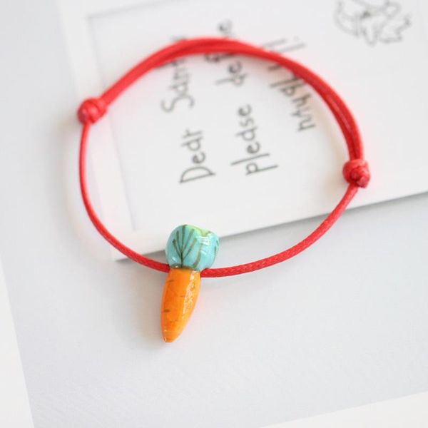 charm bracelets girls cute handmade ceramic carrot couple bracelet fashion small fresh gift jewelry, Golden;silver
charm bracelets girls cute handmade ceramic carrot couple bracelet fashion small fresh gift jewelry, Golden;silver