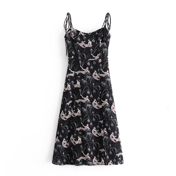 casual dresses women elegant spaghetti strap high waist black long dress chic lady french style girls print slit sling femme u23z, Black;gray
casual dresses women elegant spaghetti strap high waist black long dress chic lady french style girls print slit sling femme u23z, Black;gray
